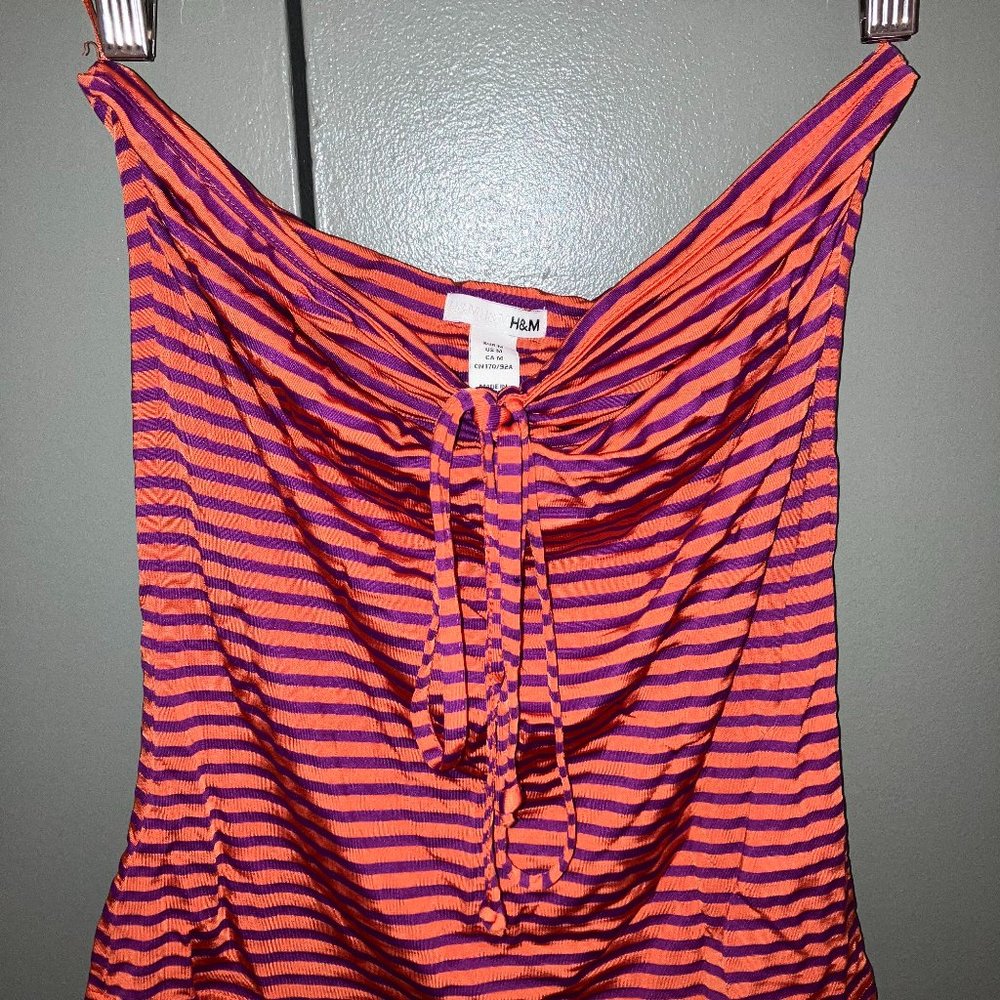 H&M striped halter top.  US Medium